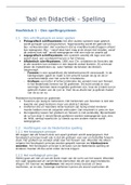 Samenvatting SPELLING H.1 t/m H.9