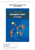 Samenvatting Europees & Internationaal Recht M3.3