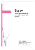 essay verplichte opvoedcursus voor alle ouders