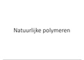 natuurlijke polymeren herkennen