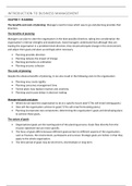 Summaries of Chapter 7 on Introduction to Business Management MNB1501