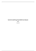 Samenvatting Aandelenanalyse 2018-2019