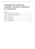 Samenvatting Praktijkgericht onderzoek opzetten, uitvoeren analyseren en rapporteren