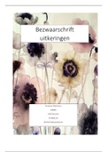 Bezwaarschrift Uitkeringen