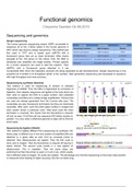 Functional genomics summary