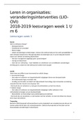 LIO-veranderingsinterventies leesvragen 2018-19