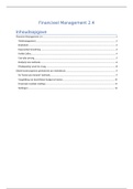 Samenvatting Financieel Management 2.4