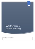 WFT Pensioen 2019 Samenvatting