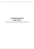 Examenvragen juni 2019 (fase 2)