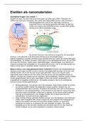 Eiwitten als nanomateriaal theorievak blok 2 minor bio-nanotechnologie