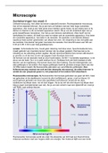 Microscopie deel 2 theorievak blok 2 minor bio-nanotechnologie