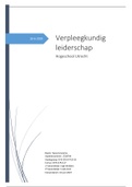 Stageportfolio PL4 (vpk leiderschap, klinisch redeneren en normatieve professionalisering