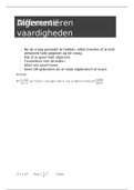 Wiskunde A Examenstof VWO