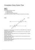 Geometry complete review guide / cheat sheet