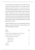 Human Rights Essay into the approach of Western states to the extraterritorial nature of human rights, arguing for further development of the international scope and application of ICESCR