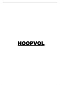 Hoopvol Notes