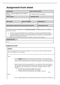 Unit 20B Front Sheet