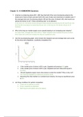 Microeconomics Ch 13, 14, 15 Homework Questions- McGraw Hill David Colander Textbook