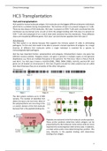 Summary 3 Transplantation