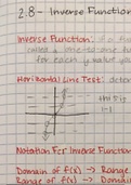 Precalculus 2.8 - Inverse Functions