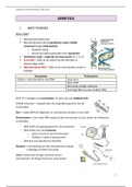 Genetica samenvatting 