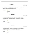 MKT200 Unit 4 Quiz 2  VERIFIED ANSWERS - Marketing Quiz 2 