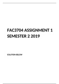FAC3704 ASSIGNMENT 1 SEMESTER 2 2019