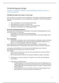 Nederlandse aantekeningen colleges Ontwikkelingspsychologie (PABAP038)