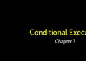 Conditional Execution