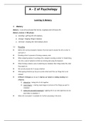 PYC1501 - Basic Psychology Notes