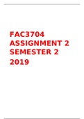 FAC3704 ASSIGNMENT 2 SEMESTER 2 2019