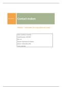 Leeruitkomst 1A: Contact maken