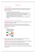 AQA Chemistry AS/A Level Equilibria, Kinetics, Redox and Alcohol notes