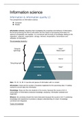 Information science summary