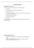 Pharmacology - Autonomic Nervous System