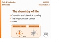 Chemistry Of Life