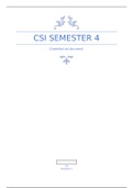 CSI Semester 4 (Q7 en Q8)