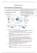 Bank en Financiën van hoofdstuk 2 tot en met 8 