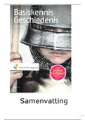 Samenvatting boek basiskennis geschiedenis