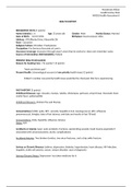 Chamberlain College of Nursing_Revised Test Guide NR 302 Health History Documentation_Health History Assessment (50 points/50%)_Reflection (40 points/40%)_Style and Organization (10 Points/10%) > Already Graded A+