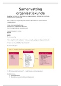 Samenvatting organisatiekunde