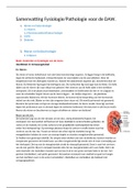 Samenvatting Fysiologie/Pathologie blok 3.1 - daw