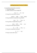 Limiting Reactants Practice Problems