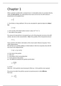 General Chemistry 2 samenvatting