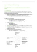 Samenvatting week 1 Gezonheidspsychologie leerdoelen uitgewerkt + plaatjes 