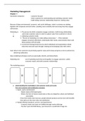 Marketing Management for IBA summary