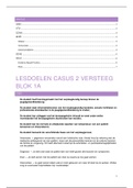 Blok 1 Gezondheid Samenvatting Casus 1 t/m 7