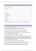 Leerdoelen Casus 3 - Gezondheid (jaar 1)