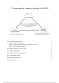 Summary IT Governance and Strategic Sourcing (2019-2020)