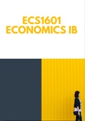 ECS1601 - Economics IB
